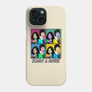 Donny and Marie Osmond 80s Pop Art Style Phone Case