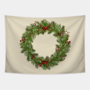 Christmas wreath Tapestry