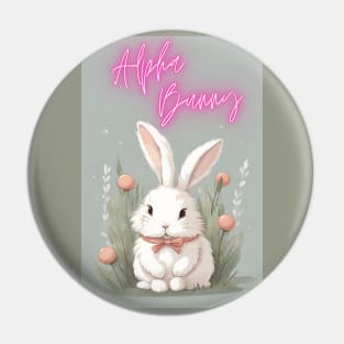 Alpha Bunny Pin