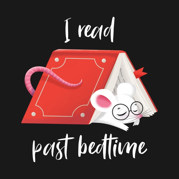 Cute Mouse - I read past bedtime by paulineberger