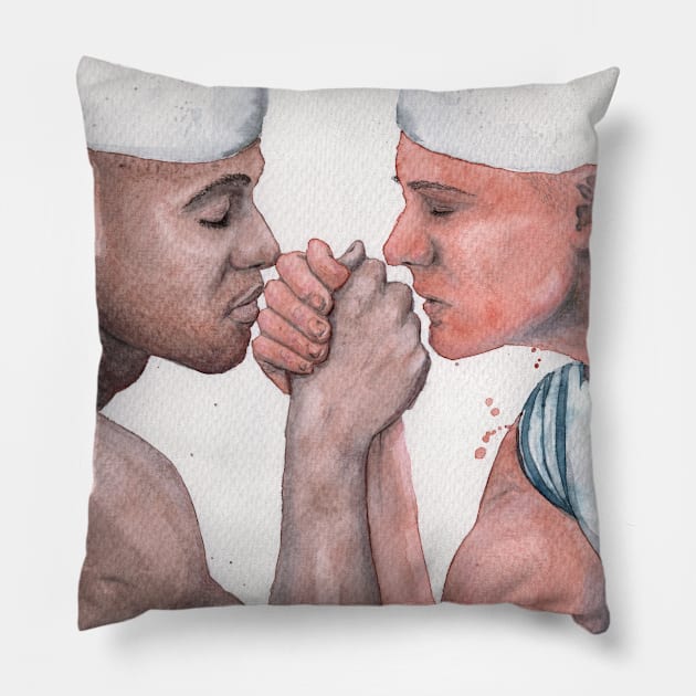 Us Pillow by Jarrodjvandenberg