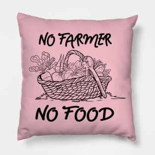 NO FARMER NO FOOD Pillow