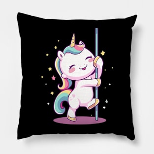 Dancer unicorn Pillow