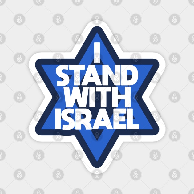 I Stand With Israel Magnet by Distant War