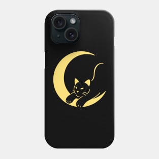 Cat on the Moon Phone Case