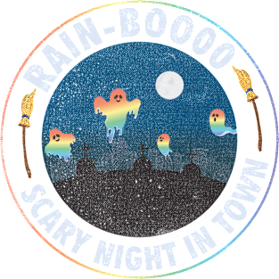 Halloween Gay Design | Rain-Boooo Magnet