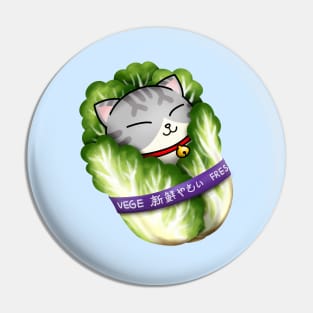 Cabbage Cat "Catbage" Pin