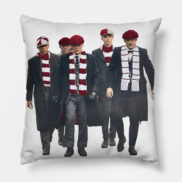 Hearts fc Pillow by Grant's Pics