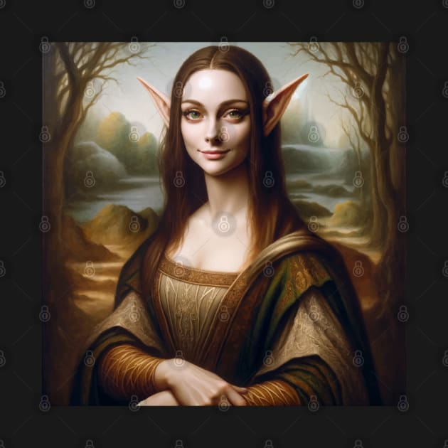 Mona Elf: The Enigmatic Helper by Edd Paint Something