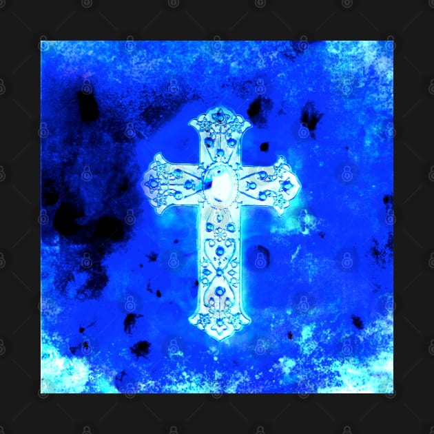 Blue Crucifix ... by CliffordHayes