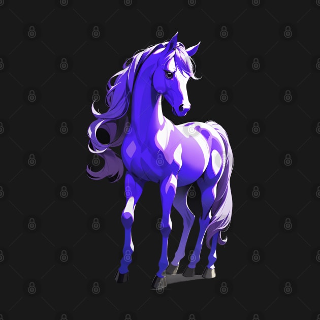 Purple Fantasy Horse by Spaceboyishere