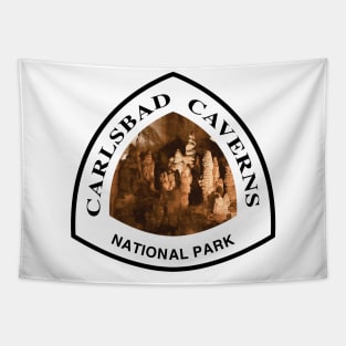 Carlsbad Caverns National Park shield Tapestry