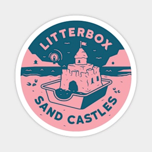 Litterbox Sand Castles Magnet