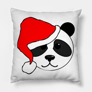 Christmas Panda Emoji Pillow