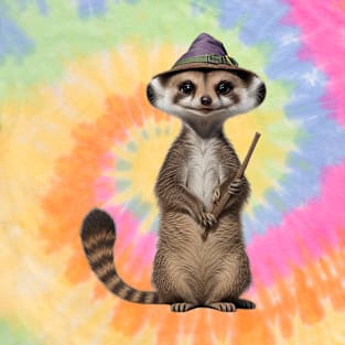 Cute meerkat wearing a witch hat T-Shirt