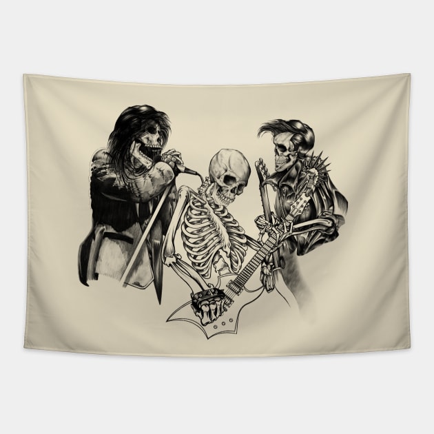 rock and roll Tapestry by Shirt.ly