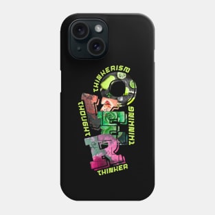 Funny overthinking Thinker Phone Case