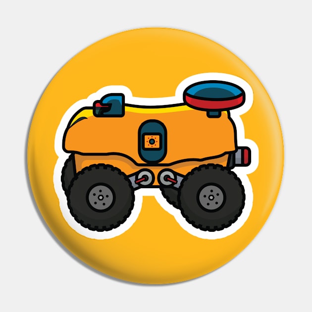 Smart Farming Robot Car Sticker vector illustration. Farm transportation objects icon concept. Robots in agriculture, farming robot, robot greenhouse sticker design logo. Pin by AlviStudio