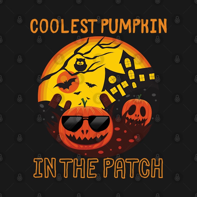 Coolest Pumpkin in the Patch by Random Prints