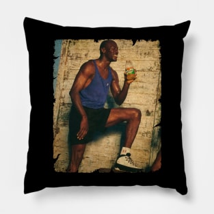 Michael Jordan Drinks Orange Juice Pillow