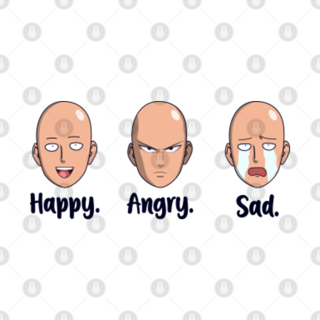 One Punch Man Saitama Moods Emojis One Punch Man Phone Case