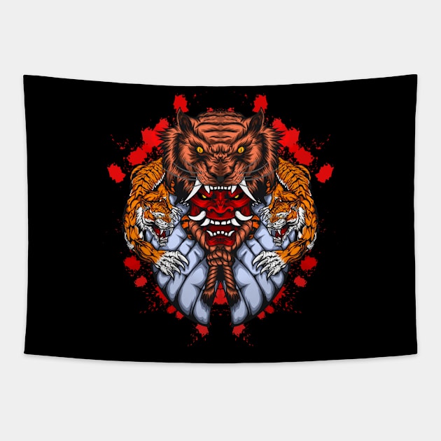 Tiger Tapestry by Aryaatmawira Art