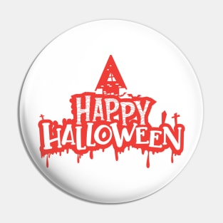 Happy and aswome Halloween Pin