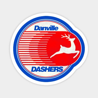 Defunct Danville Dashers Hockey Team Magnet