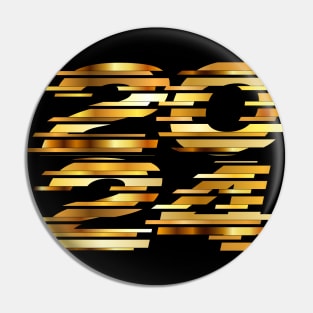 2024 - golden Pin