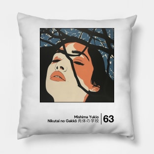 Mishima Yukio - Minimal Style Graphic Artwork Pillow