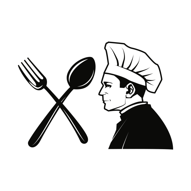 Restaurant chef by linesdesigns