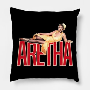 Aretha franklin///Retro for fans Pillow