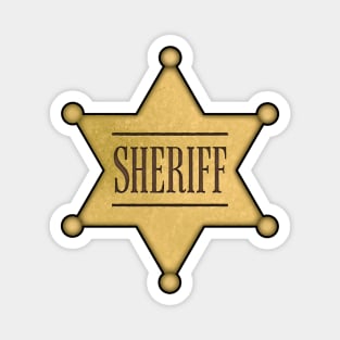 Wild West Sheriff's Badge Magnet