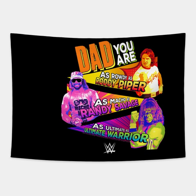 Macho Man & Roddy Piper Father's Day Tapestry by Holman