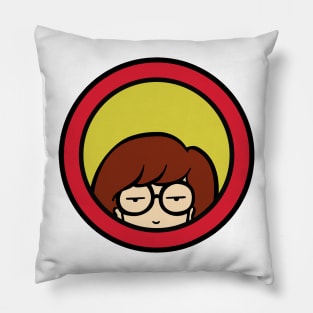 Yellow Red Graphic Cute Women Pillow