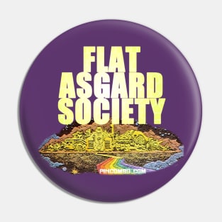 Flat Asgard Society Pin