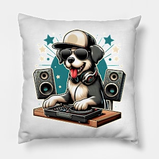 dog dj Pillow