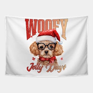 Woofy Jolly Days Tapestry