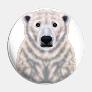 Cute Polar Bear Drawing Pin