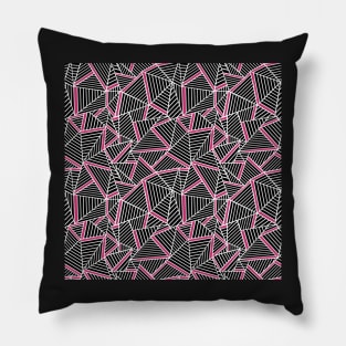 Abstract Lines With Pink Pillow