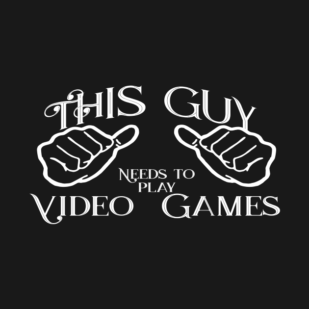 This guy needs to play video games by Edward L. Anderson 