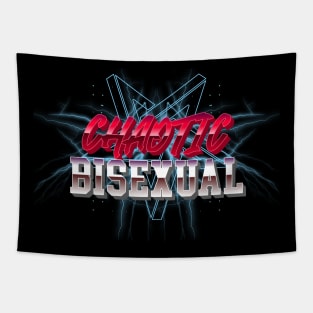 Chaotic Bisexual LGBT Pride funny Tapestry