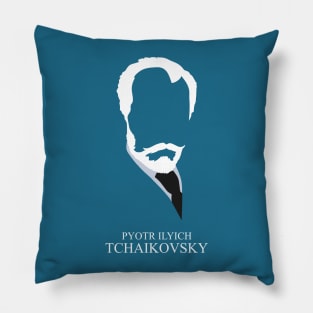 Pyotr Ilyich Tchaikovsky - Minimalist Portrait Pillow