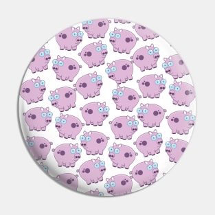 Pig cartoon pattern Pin