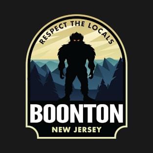 Boonton New Jersey Bigfoot Sasquatch T-Shirt