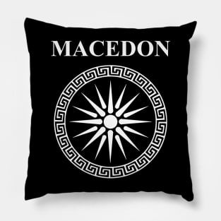 Ancient Macedon Symbol Pillow