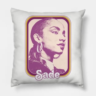 Sade // Retro 80s Style Fan Design Pillow