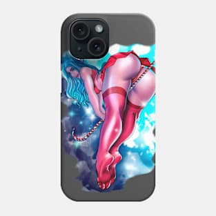 BLUE ELF PIN UP Phone Case