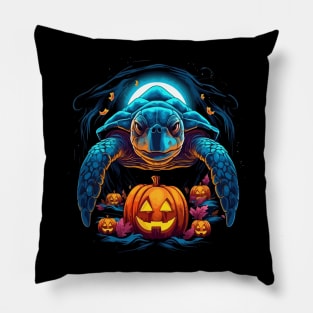 Sea Turtle Halloween Pillow