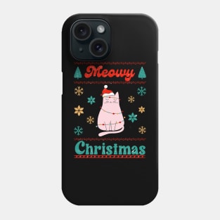 Meowy Christmas Phone Case